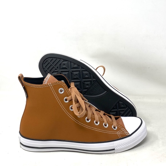Converse Chuck Taylor Hi Shoes Casual Sneakers For Women Synthetic Brown A04595C - Picture 6 of 8